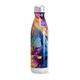 Garrafa Inox - Estampa Abstrata Colorida