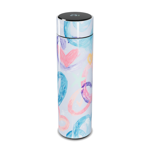 Garrafa Térmica Touch - Estampa Colorida Abstrata