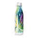 Garrafa Inox - Estampa Abstrata Verde