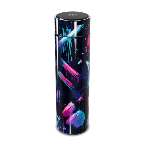 Garrafa Térmica Touch - Abstrata Colorida