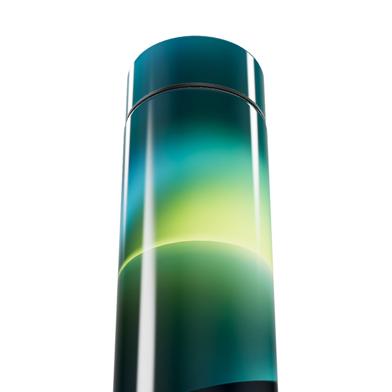 Garrafa Térmica Touch - Degradê Azul Verde