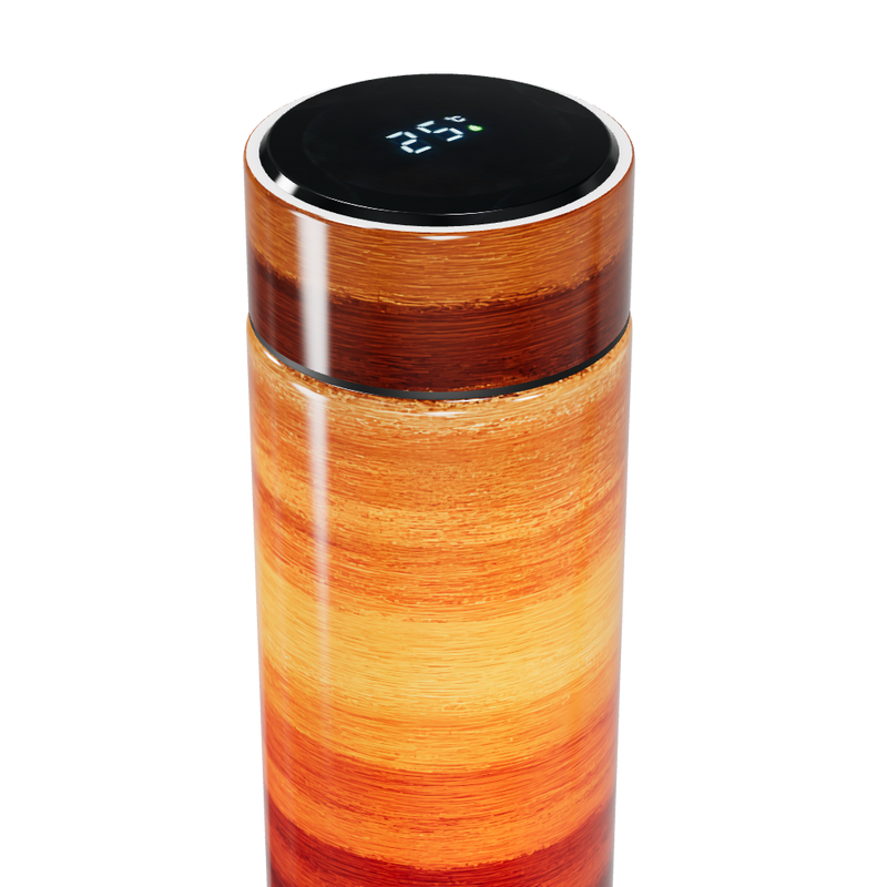 Garrafa Térmica Touch - Estampa Listrada Colorida