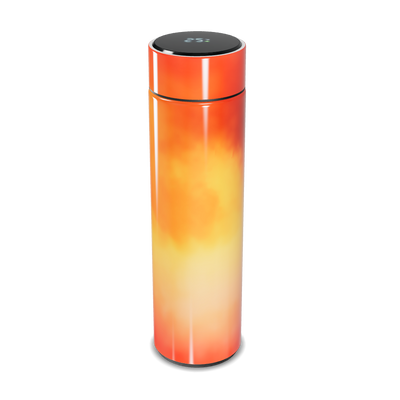 Garrafa Térmica Touch - Gradiente Laranja