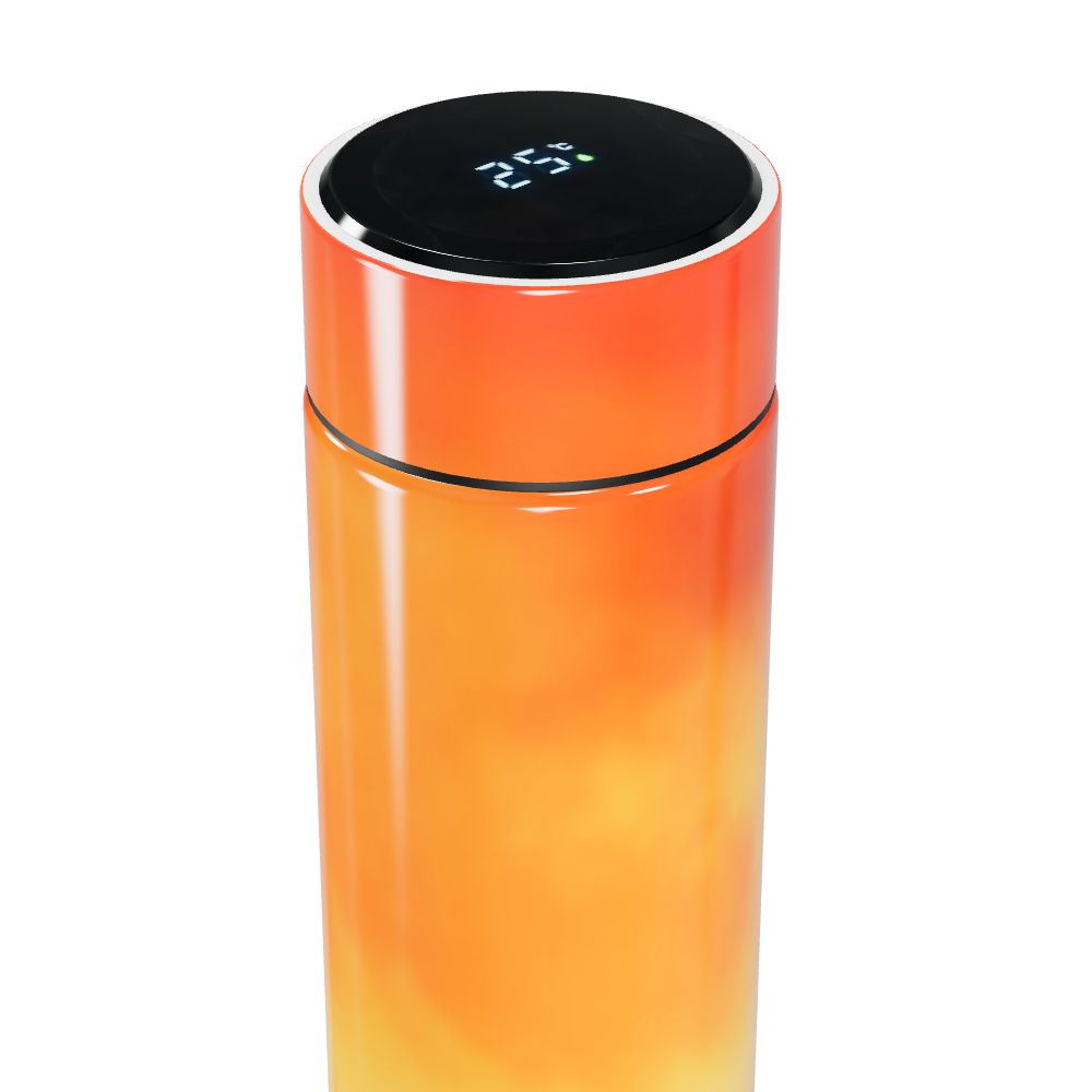 Garrafa Térmica Touch - Gradiente Laranja