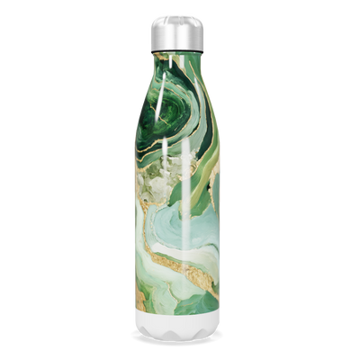 Garrafa Inox - Verde Marmorizada