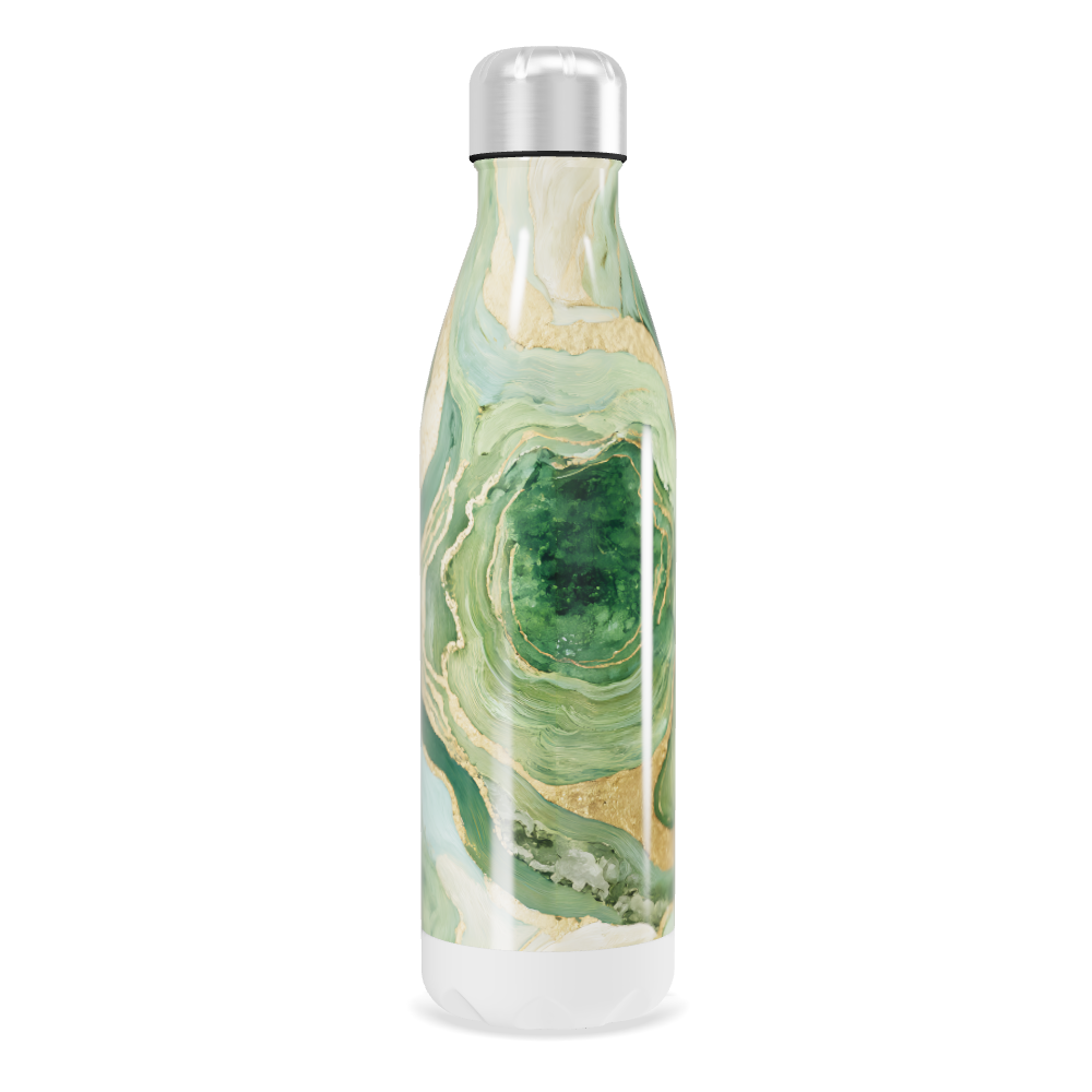 Garrafa Inox - Verde Marmorizada
