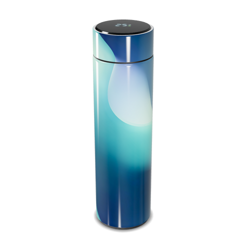 Garrafa Térmica Touch Azul Gradiente Inox