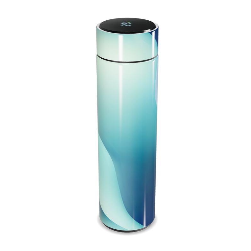 Garrafa Térmica Touch Azul Gradiente Inox