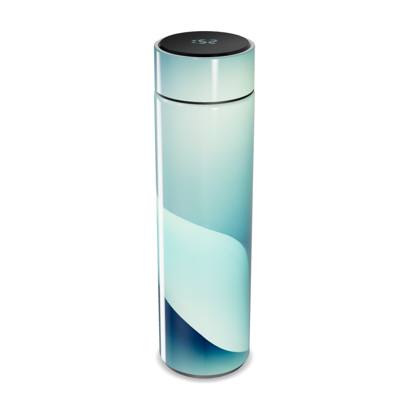 Garrafa Térmica Touch Azul Gradiente Inox