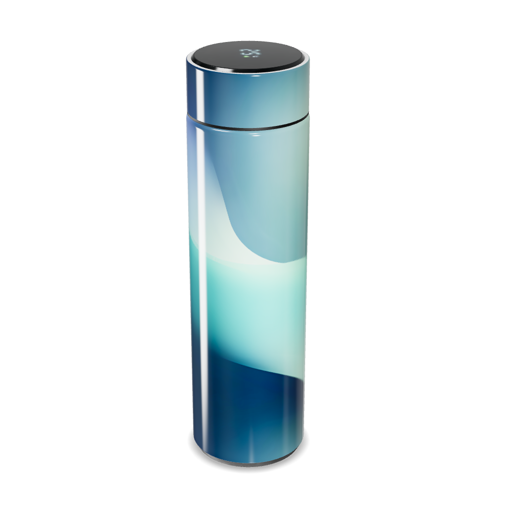 Garrafa Térmica Touch Azul Gradiente Inox