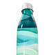 Garrafa Inox - Estampa Ondas Azul