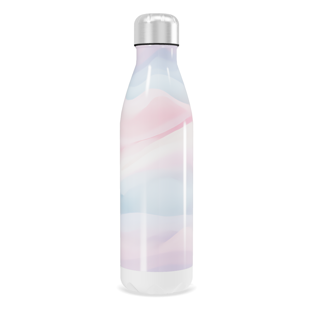 Garrafa Inox - Degradê Rosa Azul