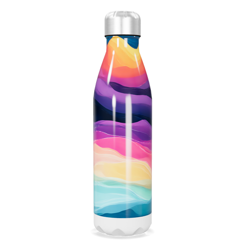 Garrafa Inox - Estampada Multicolorida
