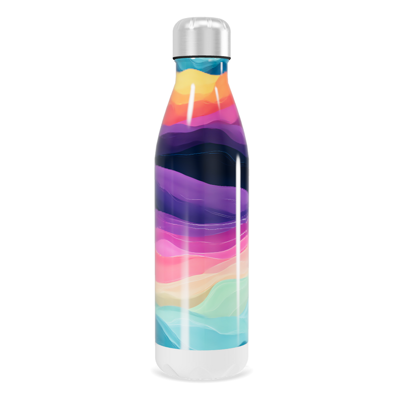Garrafa Inox - Estampada Multicolorida