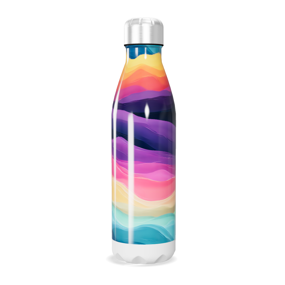 Garrafa Inox - Estampada Multicolorida