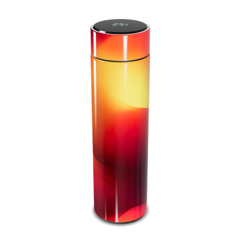 Garrafa Térmica Touch - Vermelha com Display LED