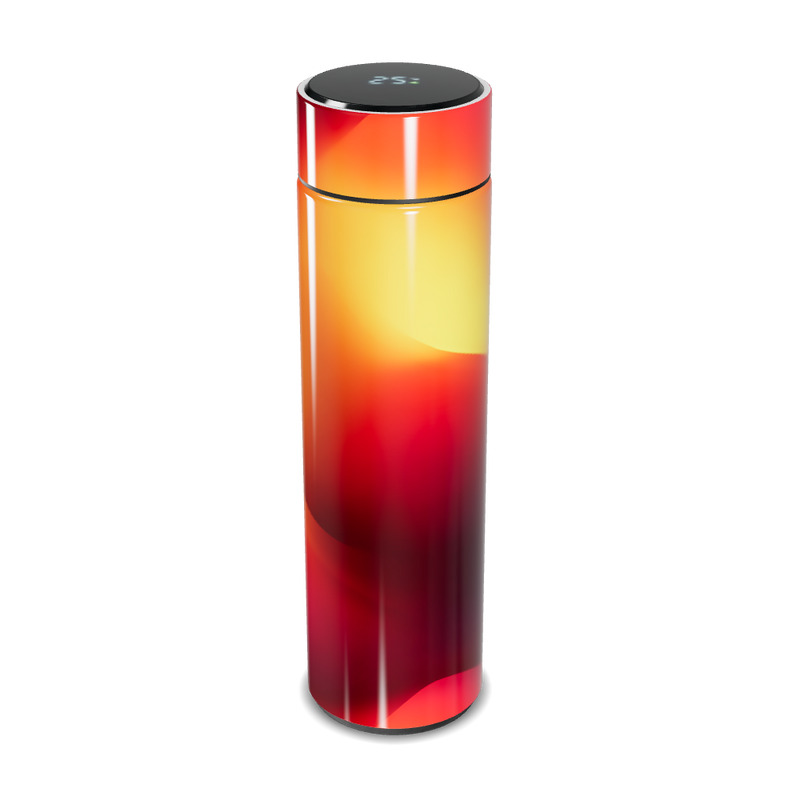 Garrafa Térmica Touch - Vermelha com Display LED