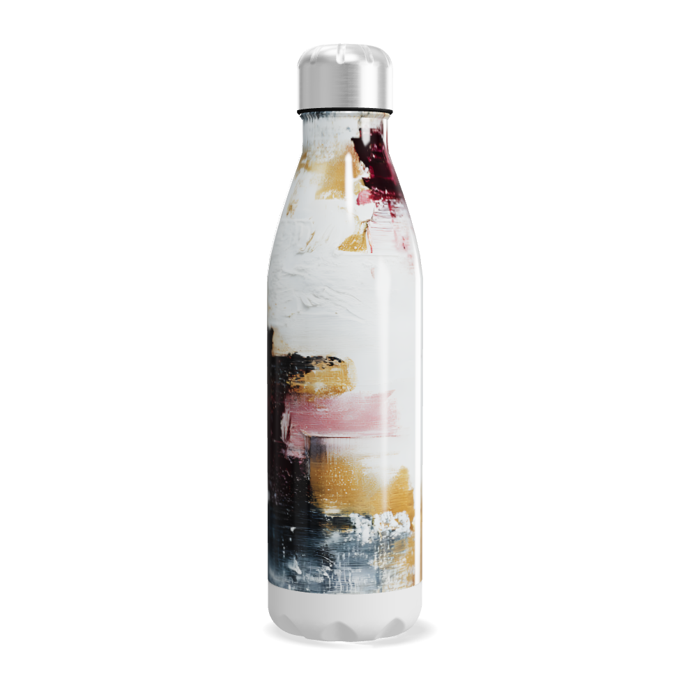 Garrafa Inox Pintura Abstrata 500ml