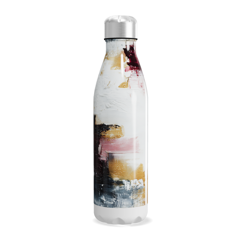 Garrafa Inox Pintura Abstrata 500ml
