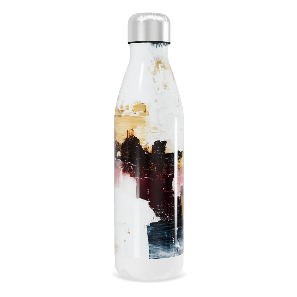 Garrafa Inox Pintura Abstrata 500ml