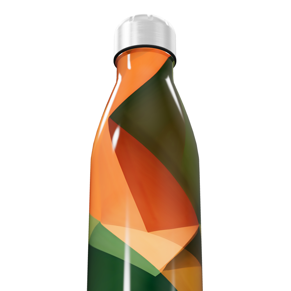 Garrafa Inox Estampada Multicolorida