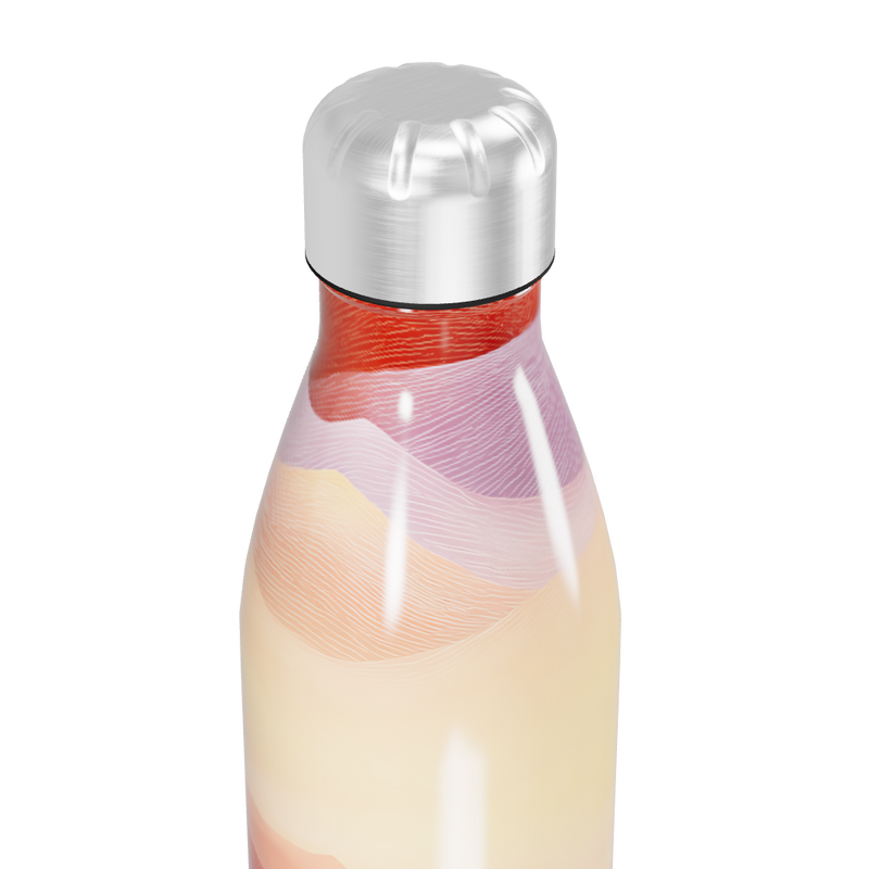 Garrafa Inox - Estampa Colorida Abstrata