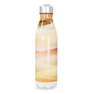 Garrafa Inox - Estampa Degradê Bege