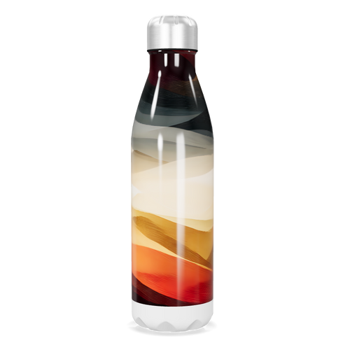 Garrafa Inox - Estampa Abstrata Colorida