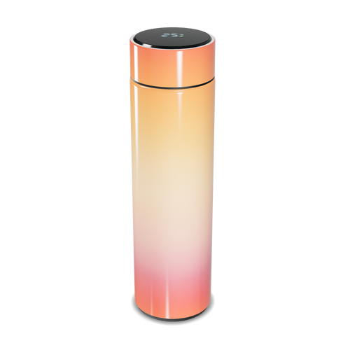 Garrafa Térmica Touch - Gradiente Laranja Digital