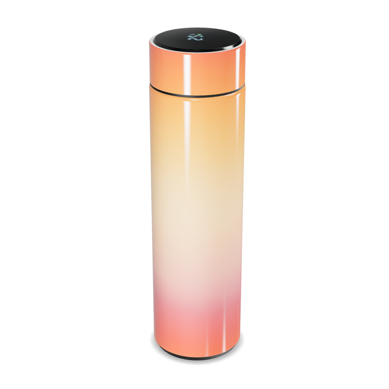 Garrafa Térmica Touch - Gradiente Laranja Digital