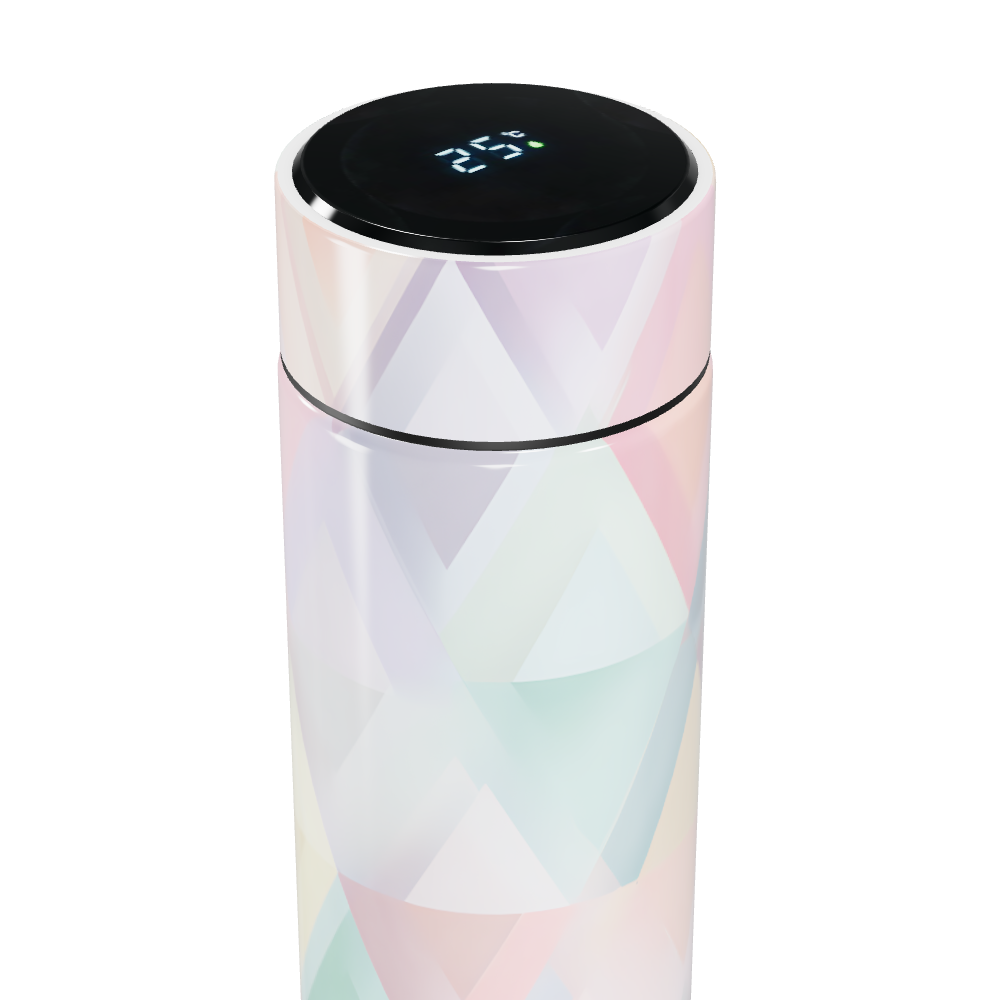 Garrafa Térmica Touch - Geométrica Multicolorida