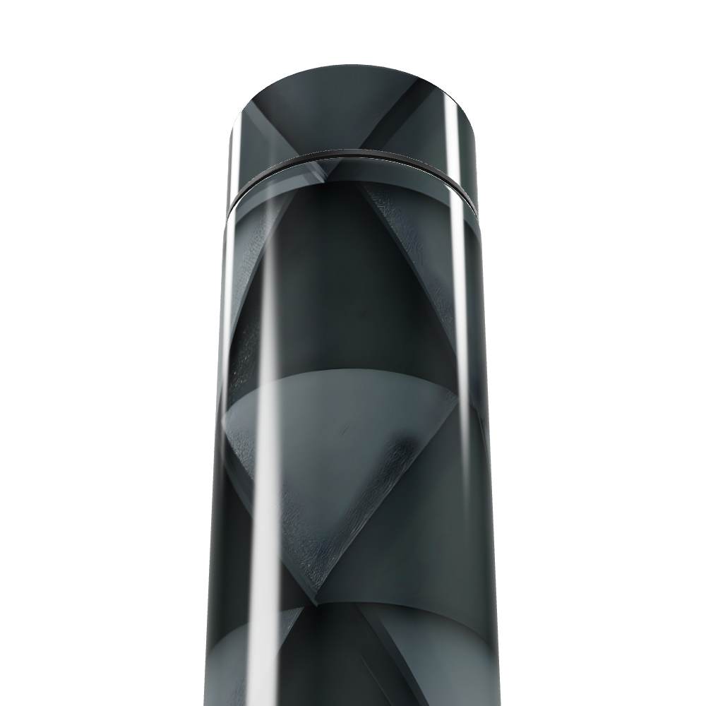 Garrafa Térmica Touch - Preta com Design Geométrico