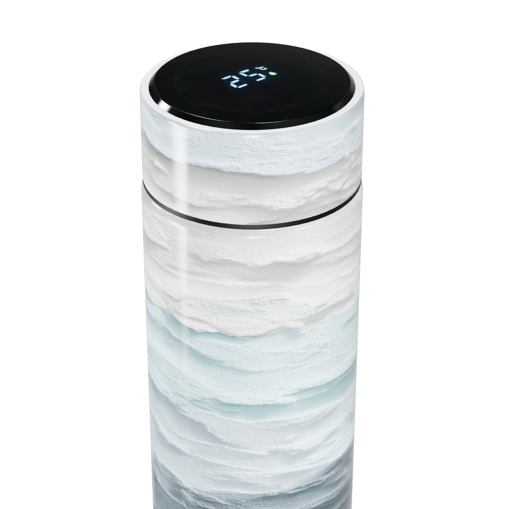 Garrafa Térmica Touch - Azul Gradiente Digital