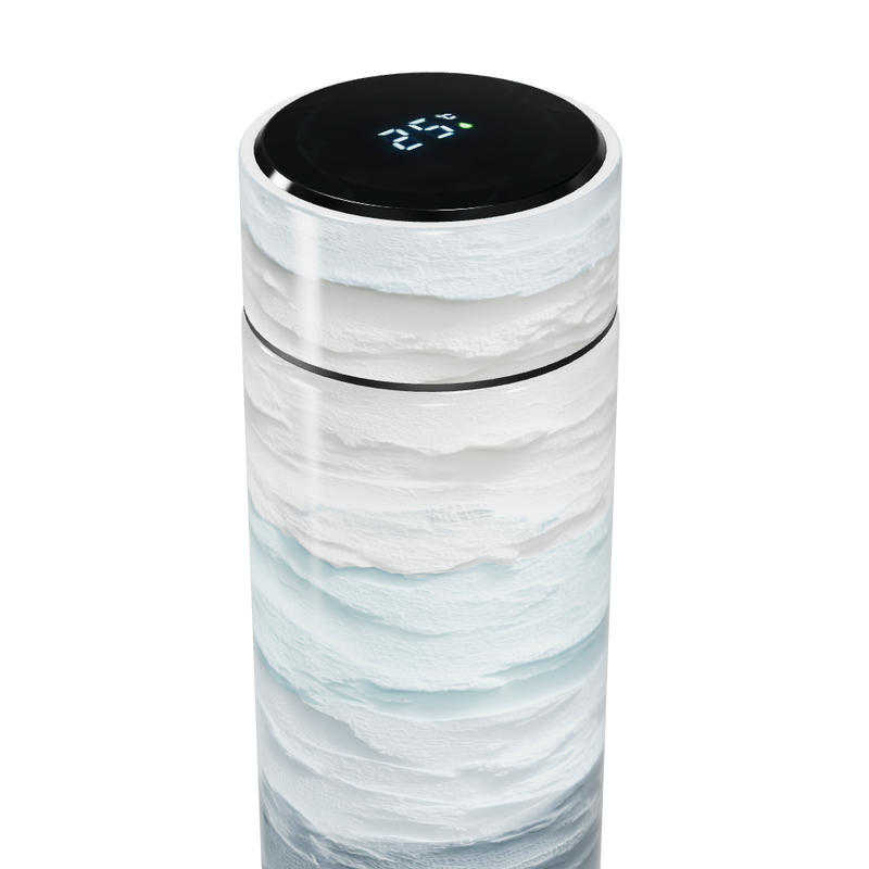 Garrafa Térmica Touch - Azul Gradiente Digital