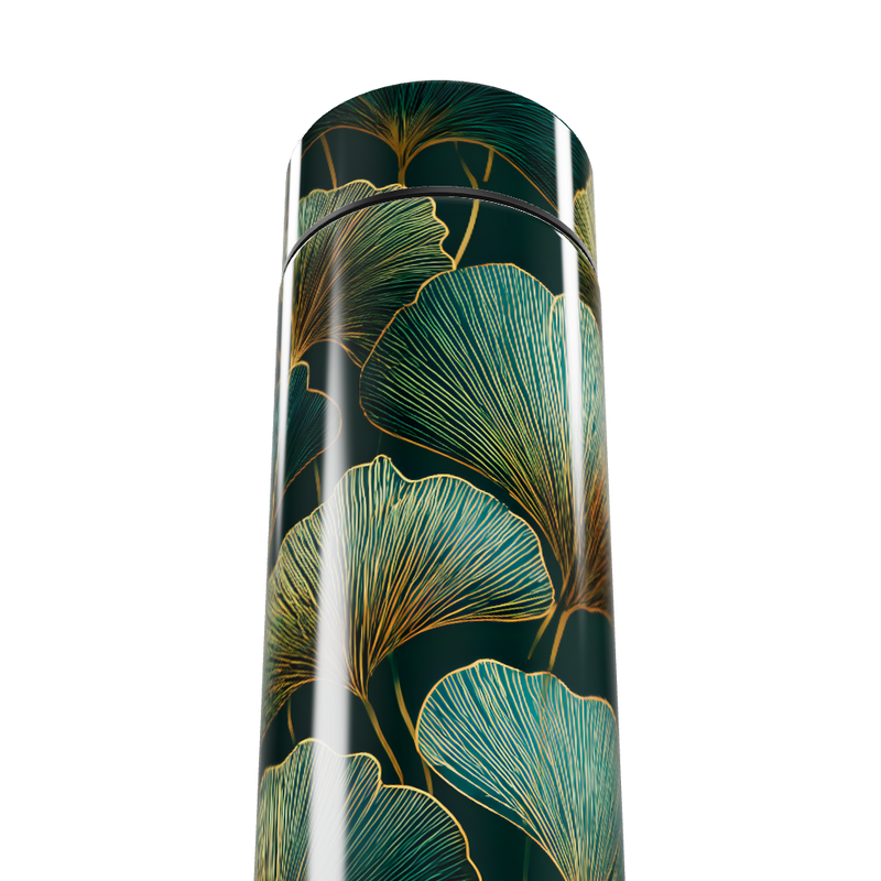 Garrafa Térmica Touch - Floral Verde