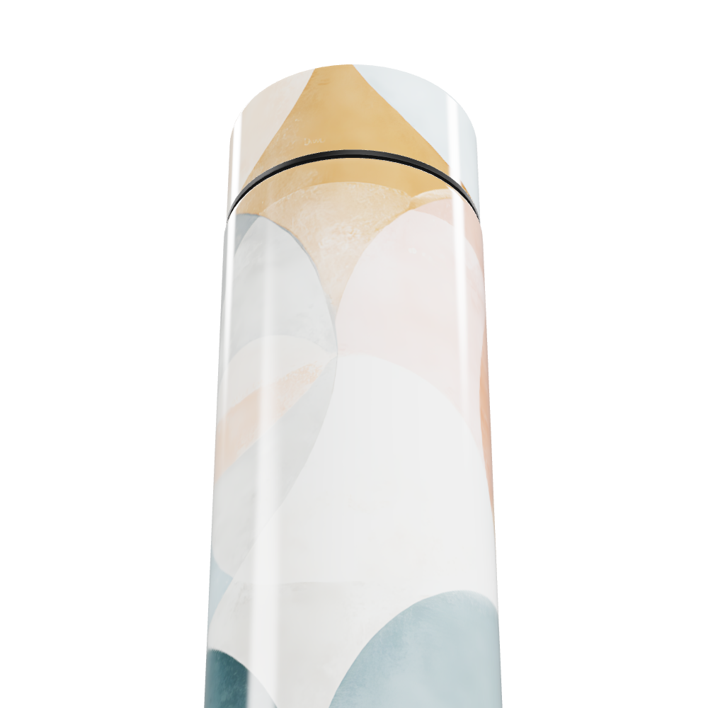 Garrafa Térmica Touch - Estampa Abstrata Colorida