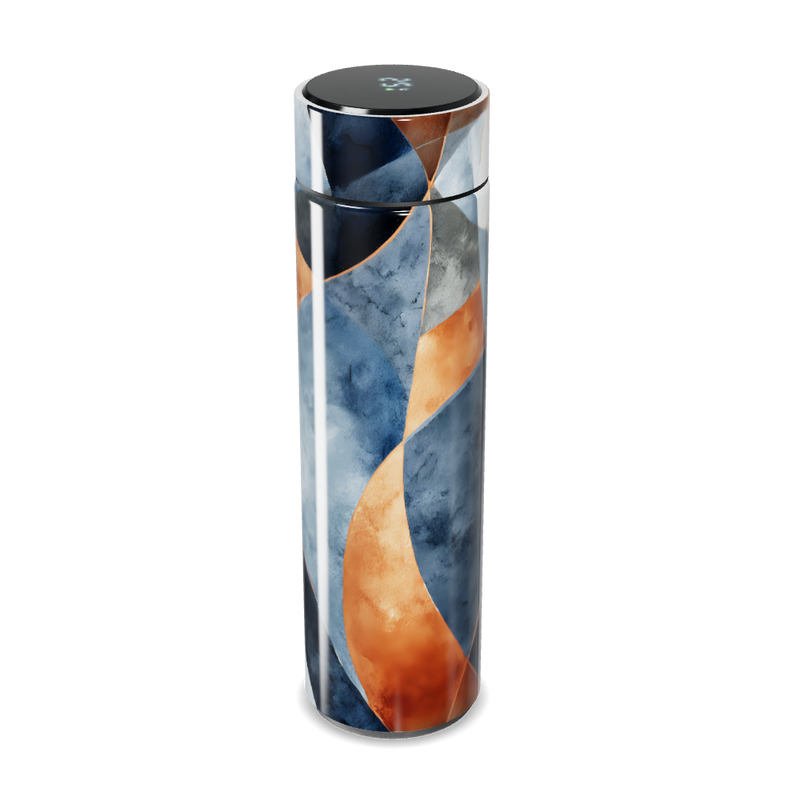 Garrafa Térmica Touch - Estampa Abstrata Colorida