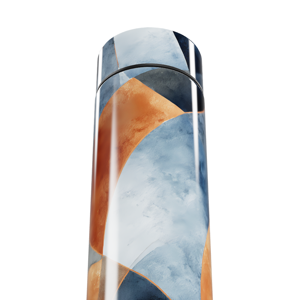 Garrafa Térmica Touch - Estampa Abstrata Colorida