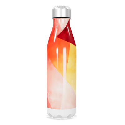 Garrafa Inox - Colorida com Geometria