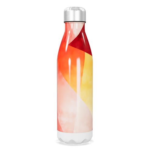 Garrafa Inox - Colorida com Geometria