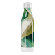 Garrafa Inox - Verde com Design Geométrico