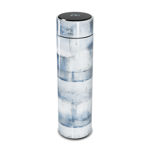 Garrafa Térmica Touch - Azul Listrada Digital