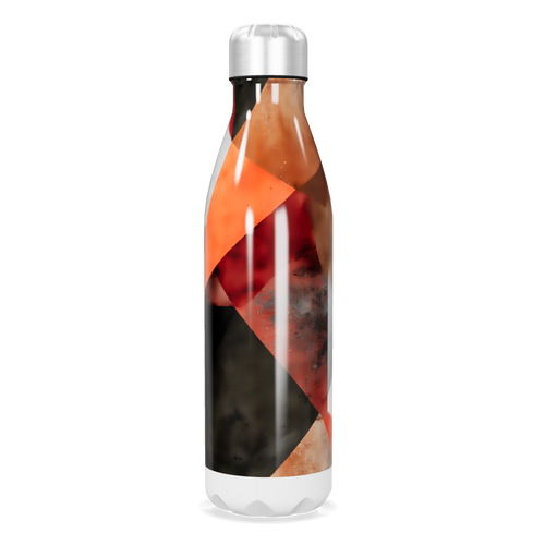 Garrafa Inox - Estampa Abstrata Colorida