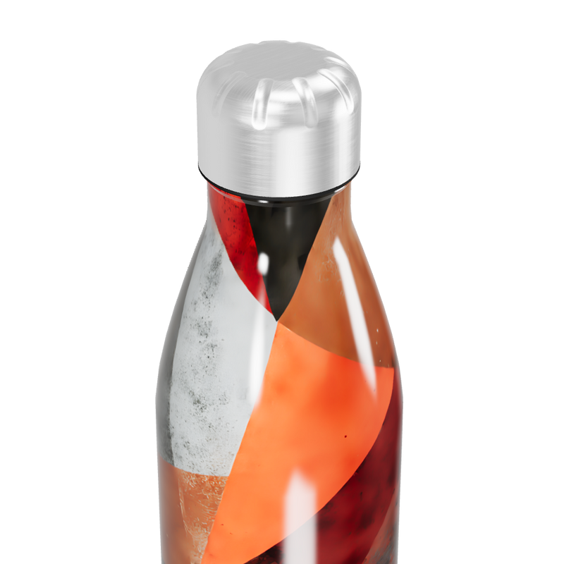 Garrafa Inox - Estampa Abstrata Colorida