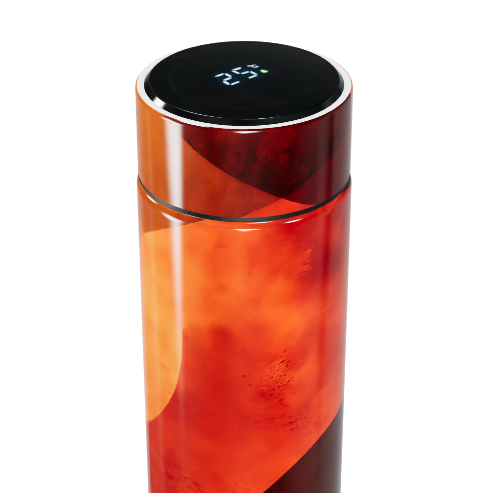 Garrafa Térmica Touch - Vermelha Estampada