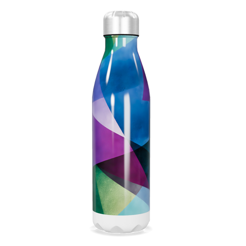 Garrafa Inox - Estampa Colorida Abstrata