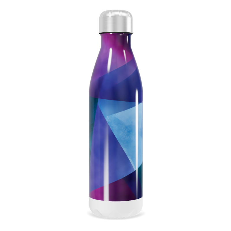 Garrafa Inox - Estampa Colorida Abstrata