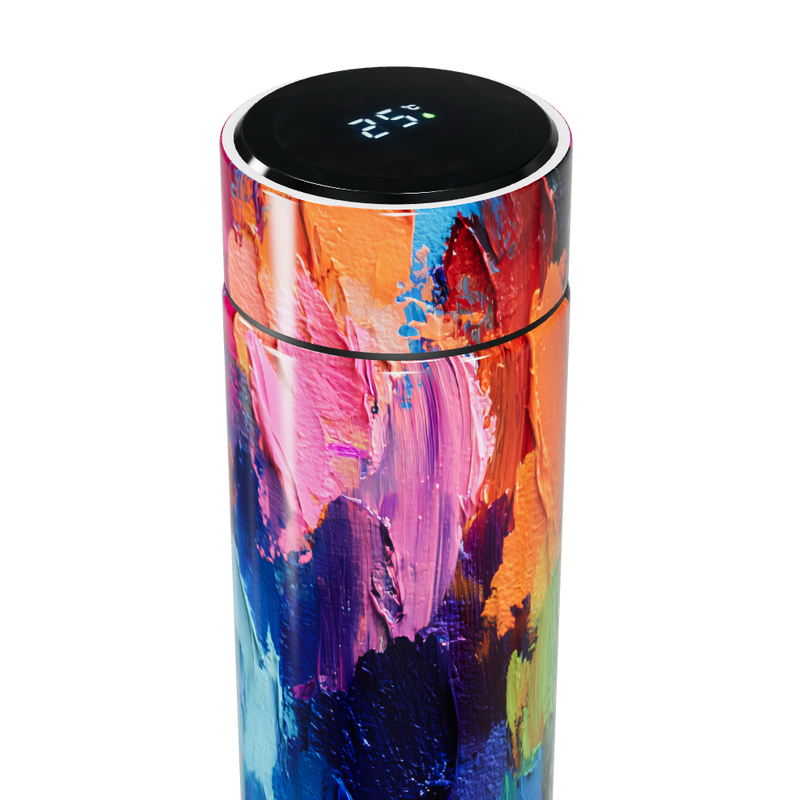 Garrafa Térmica Touch - Colorida Estampada