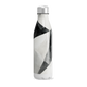 Garrafa Inox Preto e Branco Geométrica