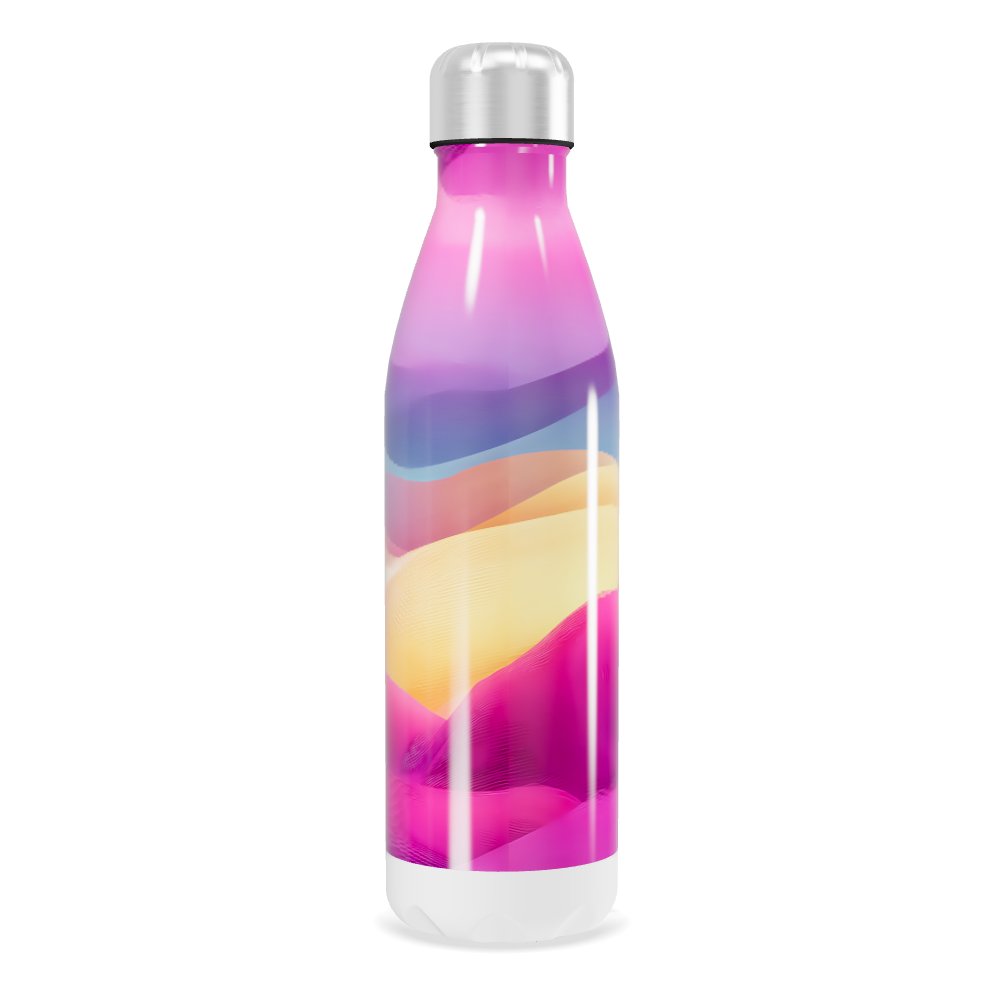 Garrafa Inox - Degradê Multicolorida